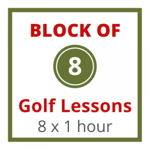 Block of 8 golf lessons ( 8 x 1 hour)