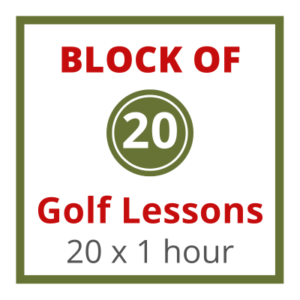 Block of 20 x 1 hour golf lessons